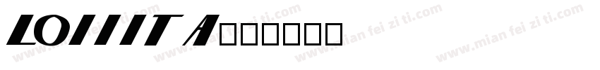 loIiita字体转换