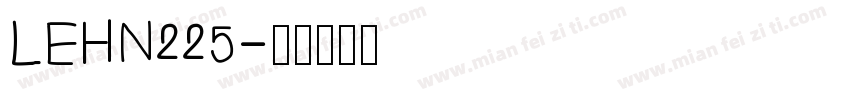 LEHN225字体转换