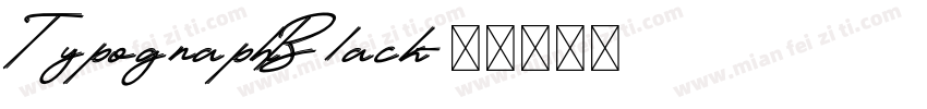 TypographBlack字体转换