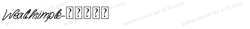 Wealthsimple字体转换
