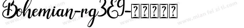 Bohemian-rg3E9字体转换