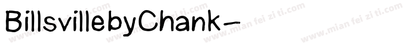 BillsvillebyChank字体转换