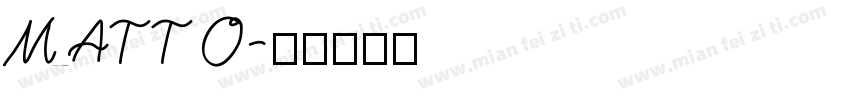 MATTO字体转换