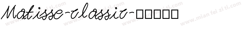 Matisse-classic字体转换