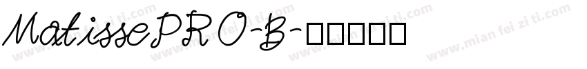 MatissePRO-B字体转换