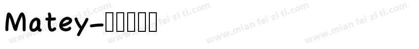 Matey字体转换
