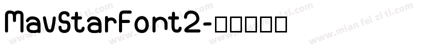 MayStarFont2字体转换