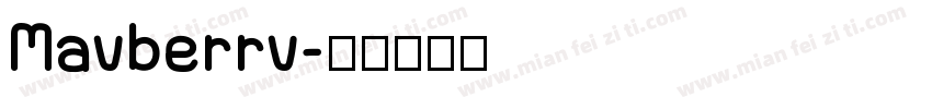 Mayberry字体转换