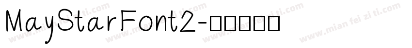 MayStarFont2字体转换