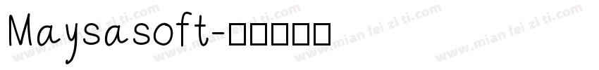 Maysasoft字体转换