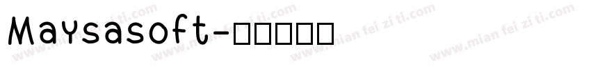 Maysasoft字体转换