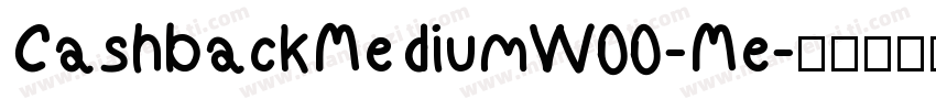 CashbackMediumW00-Me字体转换