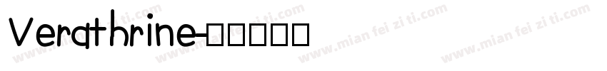 Verathrine字体转换