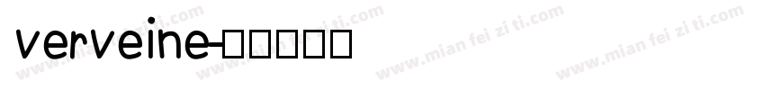 verveine字体转换