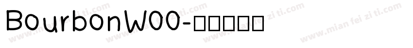 BourbonW00字体转换