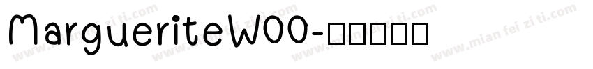 MargueriteW00字体转换