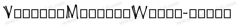 VectoraMeisterWerke字体转换