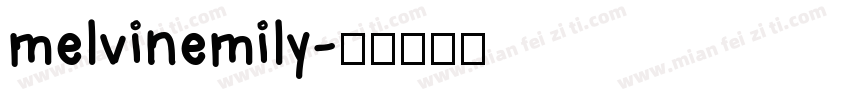 melvinemily字体转换