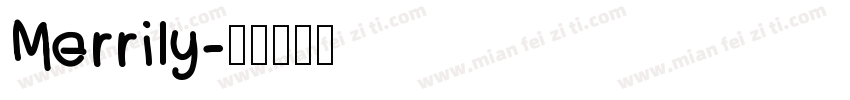 Merrily字体转换