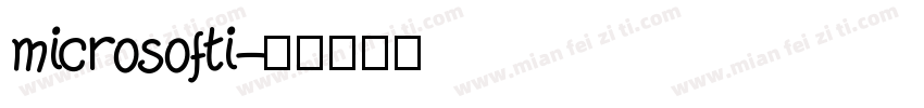 microsofti字体转换