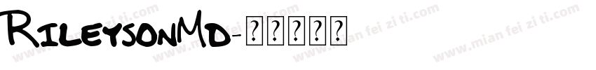 RileysonMd字体转换
