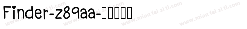 Finder-z89aa字体转换