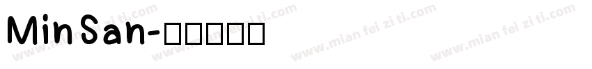 MinSan字体转换