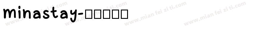 minastay字体转换