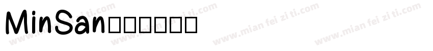 MinSan字体转换