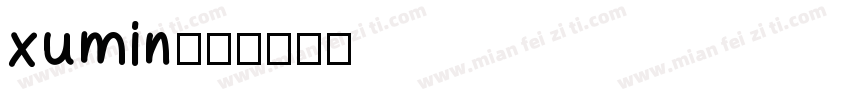 xumin字体转换