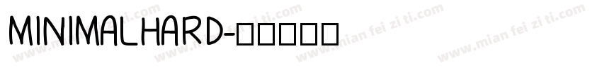 MINIMALHARD字体转换