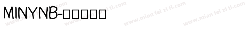 MINYNB字体转换