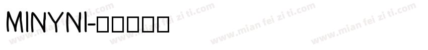 MINYNI字体转换