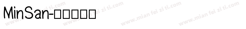 MinSan字体转换
