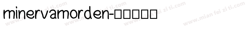 minervamorden字体转换
