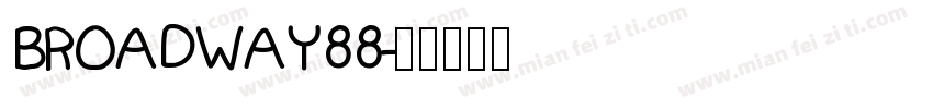 BROADWAY88字体转换