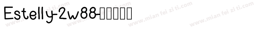 Estelly-2w88字体转换