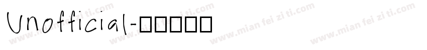 Unofficial字体转换