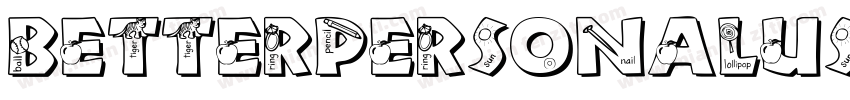 betterpersonaluse字体转换