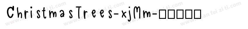 ChristmasTrees-xjMm字体转换