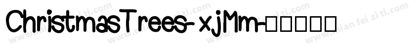 ChristmasTrees-xjMm字体转换