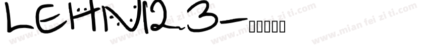 LEHN123字体转换
