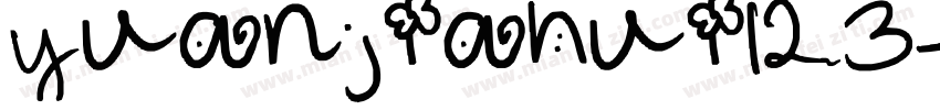 yuanjiahui123字体转换