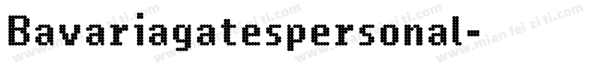 Bavariagatespersonal字体转换