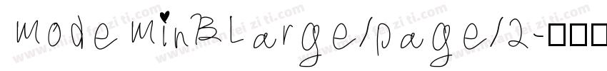 ModeMinBLarge/page/2字体转换