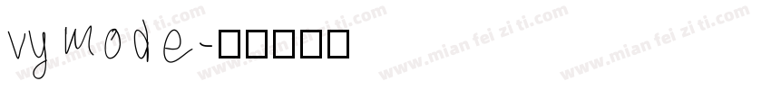 vyMode字体转换