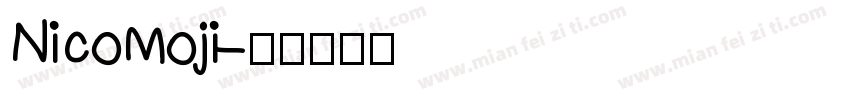 NicoMoji字体转换
