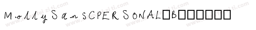 MollySansCPERSONAL-B字体转换