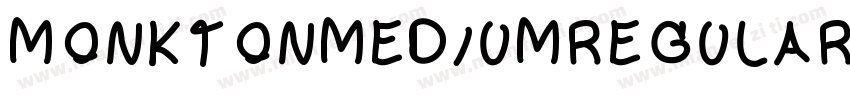 MONKTONMEDIUMREGULAR字体转换