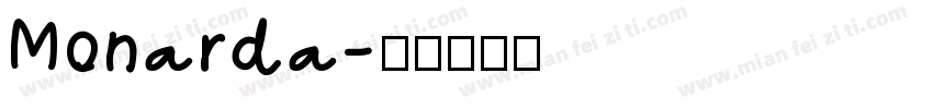 Monarda字体转换